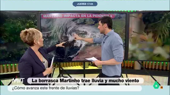 ¿Cuál es la evolución de la borrasca 'Martinho'? ¿Cuál es la evolución de la borrasca 'Martinho'?