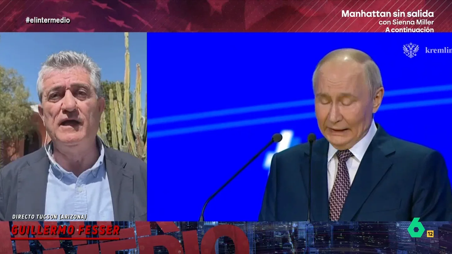 Guillermo Fesser, sobre la mediación de Trump con Ucrania y Rusia: "Si la paz no prospera le echará la culpa a Zelenski" Para el corresponsal, el presidente estadounidense no está intentando lograr la paz sino "colgarse la medalla de pacifista" y quitarse de en medio a Ucrania para poder empezar a negociar con Putin