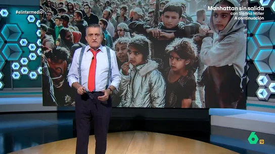 Wyoming estalla por el "genocidio" de Israel en Gaza: "Tiene el mismo propósito que los nazis con los judíos" Wyoming arranca El Intermedio con un nuevo recuerdo por Gaza después de que 500 personas hayan muerto en los nuevos bombardeos y denuncia la pasividad de Occidente: "Ignoran que jamás hay un punto medio entre asesinos y víctimas".
