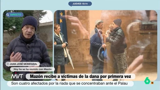 Una víctima de la DANA desvela lo que le ha dicho a Mazón en su reunión Juan José Monrabal, uno de los familiares de las víctimas de la DANA que ha tenido la oportunidad de reunirse con Mazón, explica en esta entrevista con Más Vale Tarde el contenido de este encuentro improvisado.