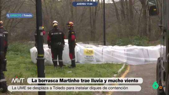La UME levantará un dique de 300 metros e Toledo La UME levantará un dique de 300 metros e Toledo