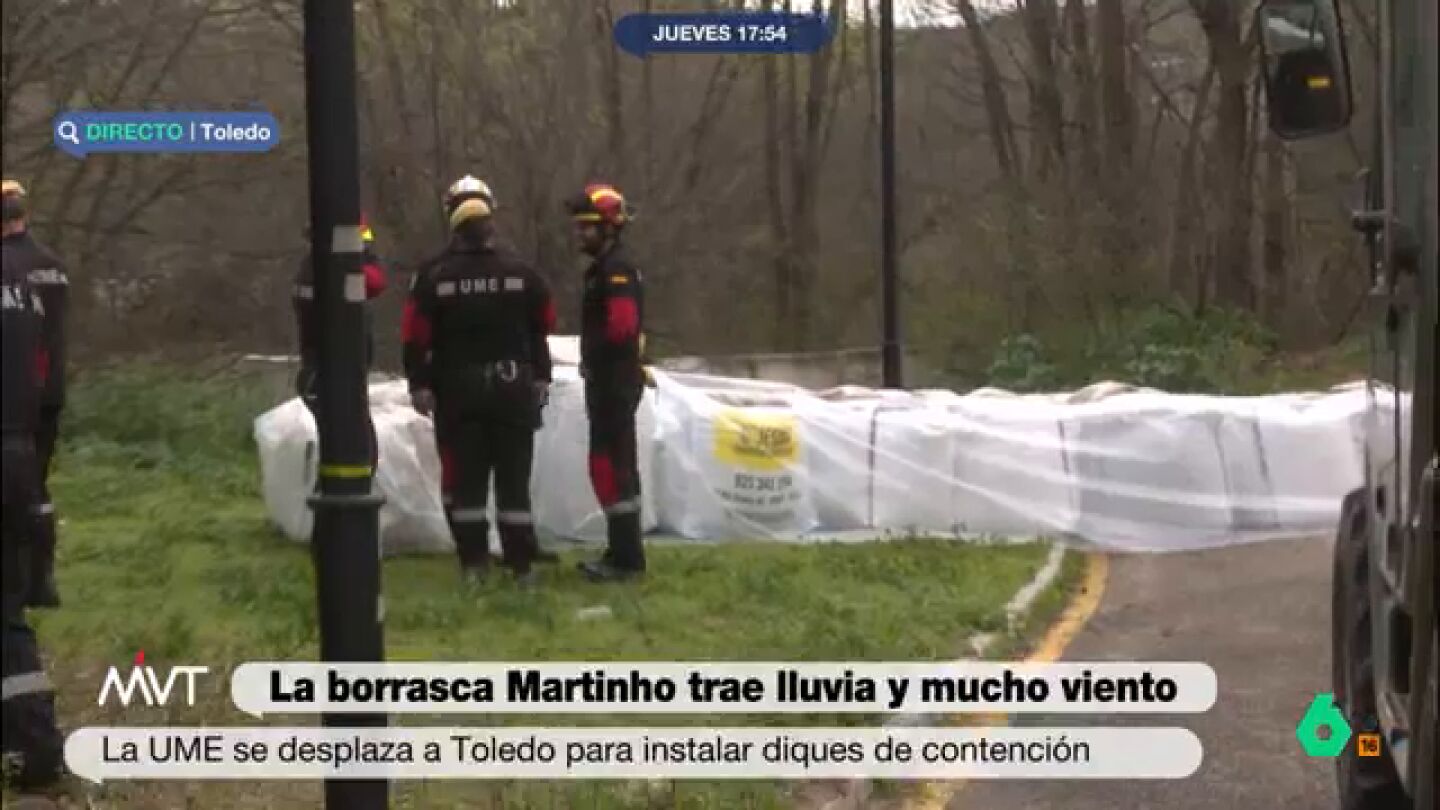 La UME levantará un dique de 300 metros e Toledo