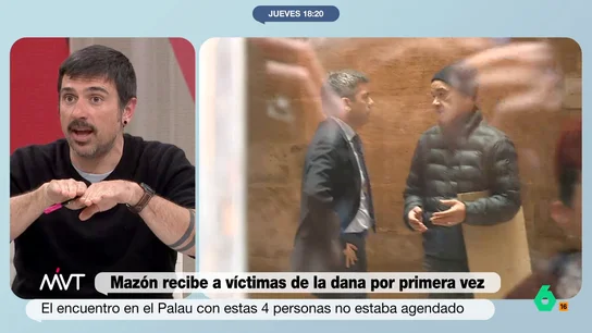 Ramón Espinar cree que "el sinvergüenza de Mazón se está normalizando" tras su reunión con las víctimas "y no hay que dejarle" "Por encima de 'El Ventorro', el CECOPI y la tarde de los 200 muertos está tratando de que, una vez pasado el tiempo y el olvido terminen por hacer que las cosas se tranquilicen", afirma Espinar en este vídeo.