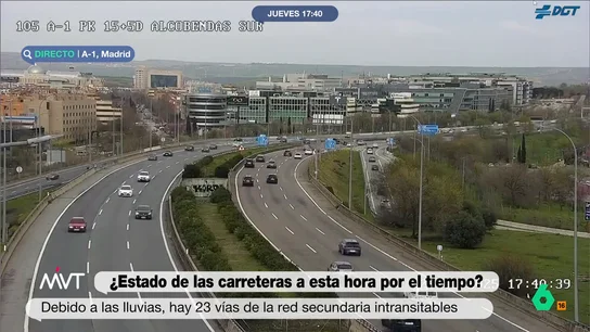 Las lluvias colapsan carreteras: 23 vías intransitables en Andalucía y Extremadura Las lluvias colapsan carreteras: 23 vías intransitables en Andalucía y Extremadura