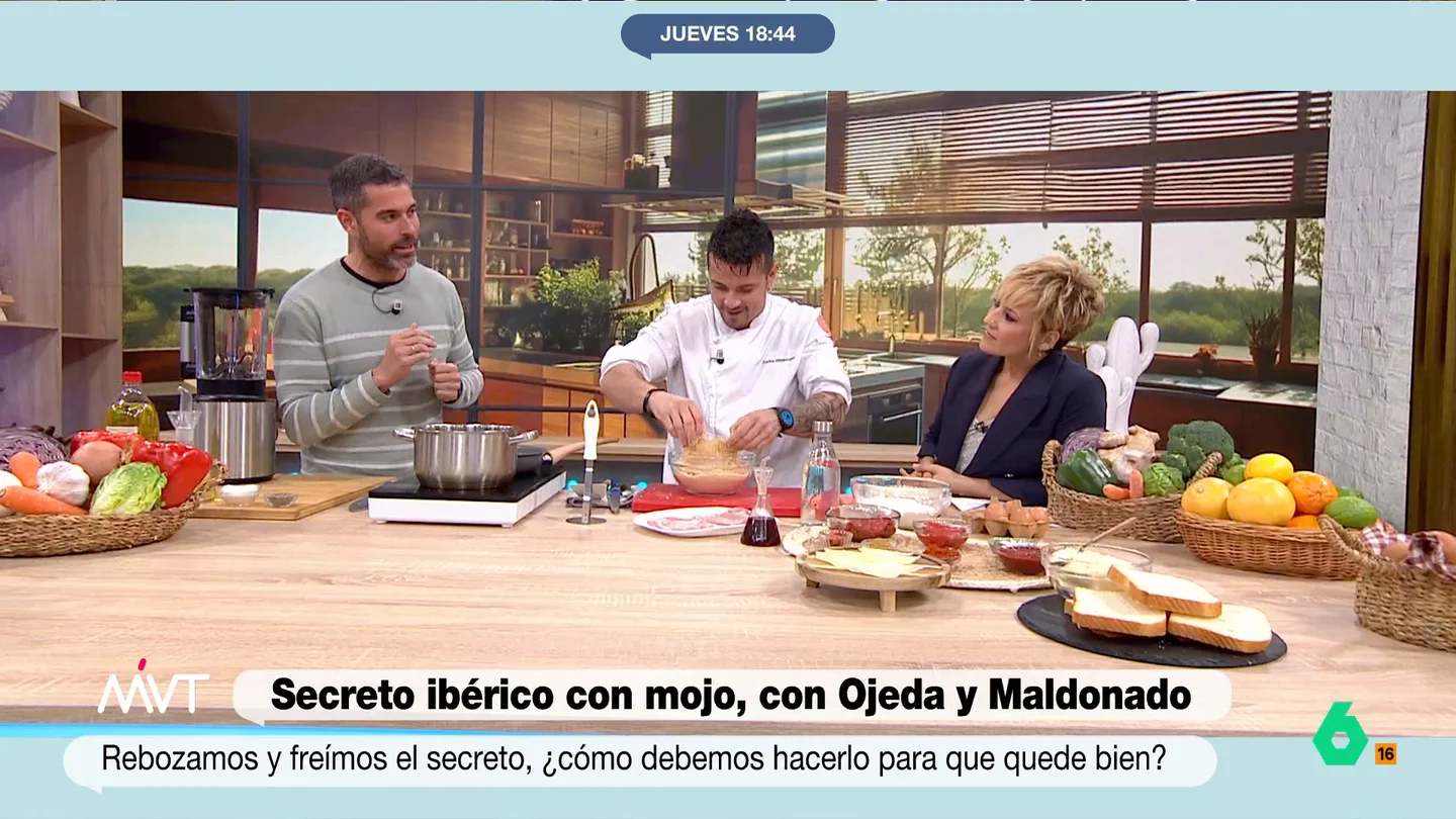 ¿Cuántas veces a la semana se puede comer carne de cerdo? El nutricionista Pablo Ojeda responde El ingrediente principal del sándwich que ha preparado el cocinero Carlos Maldonado es el secreto de cerdo ibérico. Un corte de carne muy popular y apreciado.