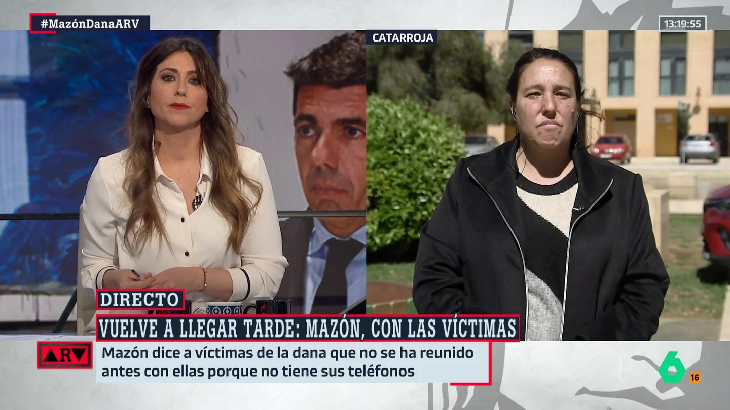 "Hemos estado en cualquier sitio que ha aparecido y ha huido": así responde una víctima de la DANA a Mazón "Hemos estado en cualquier sitio que ha aparecido y ha huido": así responde una víctima de la DANA a Mazón