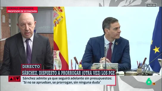 Gonzalo Bernardos, sobre prorrogar los Presupuestos: "Esto es positivo para Junts" Gonzalo Bernardos, sobre prorrogar los Presupuestos: "Esto es positivo para Junts"