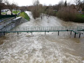 caudal del Manzanares, lluvia caudal del Manzanares, lluvia