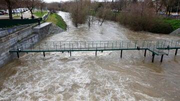 caudal del Manzanares, lluvia