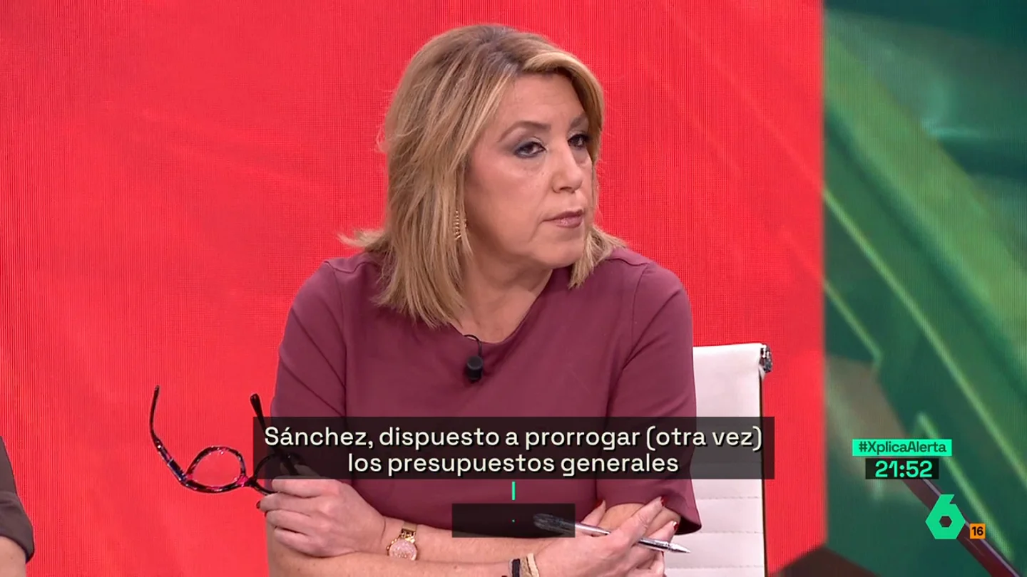 Susana Díaz, en laSexta Xplica Susana Díaz, en laSexta Xplica