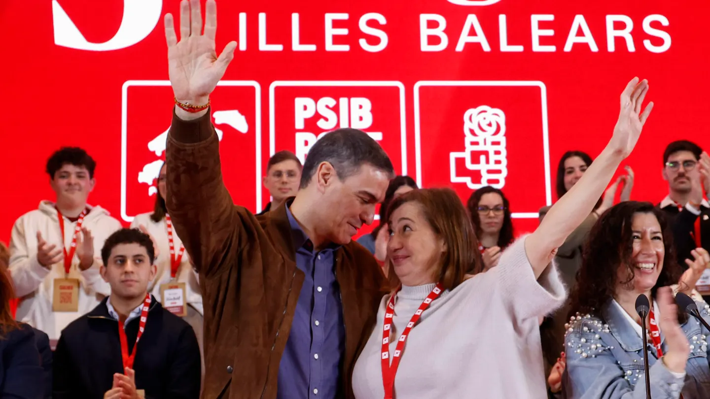 Pedro Sánchez y Francina Armengol en el Congreso de Islas Baleares Pedro Sánchez y Francina Armengol en el Congreso de Islas Baleares
