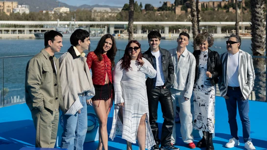 El elenco de la serie 'Mariliendre' en el festival de Málaga El elenco de la serie 'Mariliendre' en el festival de Málaga