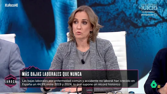Tania Sánchez, en La Roca Tania Sánchez, en La Roca