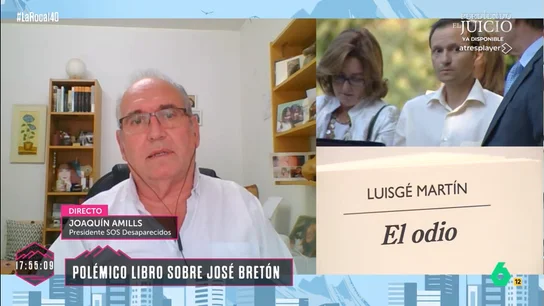 Joaquín Amills, presidente Sos Desaparecidos, sobre el libro del crimen de José Bretón: "Es una nueva venganza contra la madre de sus hijos"  Joaquín Amills, presidente Sos Desaparecidos, sobre el libro del crimen de José Bretón: "Es una nueva venganza contra la madre de sus hijos"