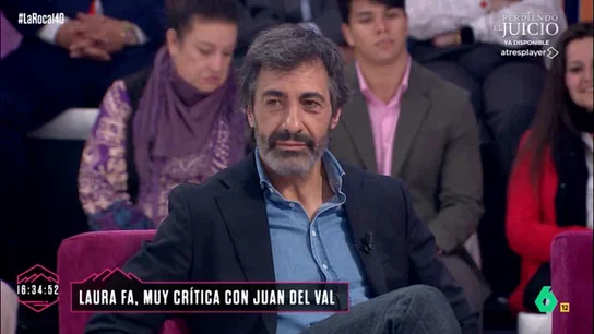 Juan del Val aclara a su 'enemiga' Laura Fa cuál es su papel en La Roca: "Cocino y soy el marido de Nuria Roca" Juan del Val aclara a su 'enemiga' Laura Fa cuál es su papel en La Roca: "Cocino y soy el marido de Nuria Roca"