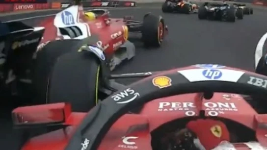 Charles Leclerc y Lewis Hamilton  Charles Leclerc y Lewis Hamilton