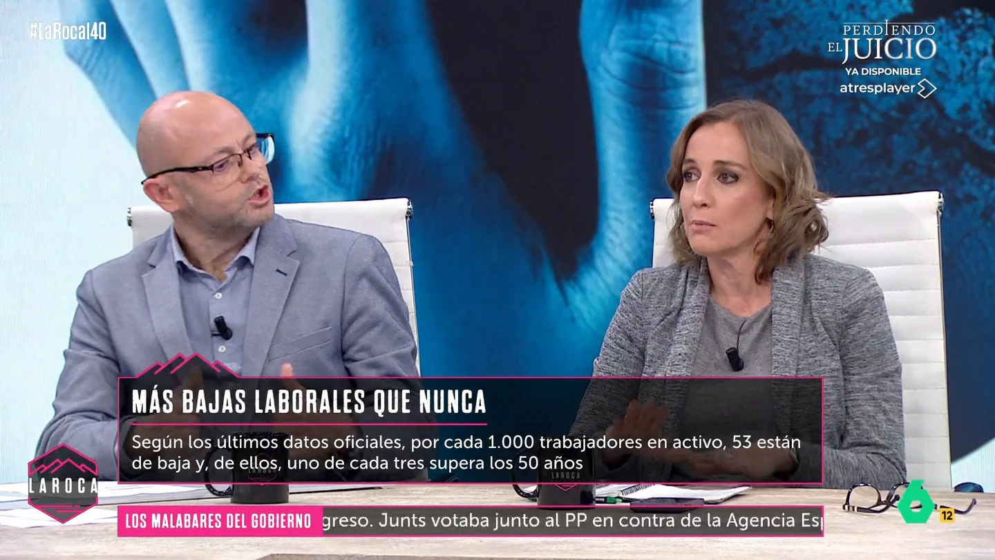 El tenso debate entre Tania Sánchez y un empresario: "¿Que el 100% de la seguridad social va a lo que tiene que ir y no a mariscadas y prostitución?" El tenso debate entre Tania Sánchez y un empresario: "¿Que el 100% de la seguridad social va a lo que tiene que ir y no a mariscadas y prostitución?"