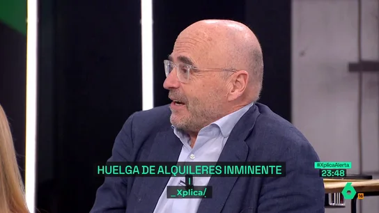 Javier Díaz-Giménez, sobre la huelga de los alquileres: "Es como si me dicen mis jefes que no me van a pagar el sueldo" Javier Díaz-Giménez, sobre la huelga de los alquileres: "Es como si me dicen mis jefes que no me van a pagar el sueldo"