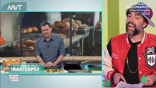 Iñaki López afirma que la gorra le da un aspecto "intelectual" a Dani Mateo: "Deberías explotar esa faceta" El presentador vuelve a 'analizar' los looks noventeros de los zapeadores. En esta ocasión, Iñaki, además de comentar el estilismo de Dani Mateo, también valora el de Miki Nadal o el de María Gómez.