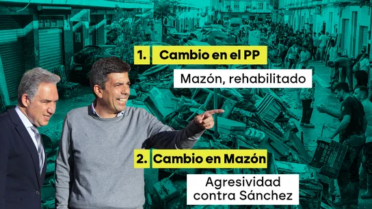 El Mazón más macarra eleva el tono para salvarse y recibe el "apoyo total" del PP pese a su nefasta gestión de la DANA El Mazón más macarra eleva el tono para salvarse y recibe el "apoyo total" del PP pese a su nefasta gestión de la DANA