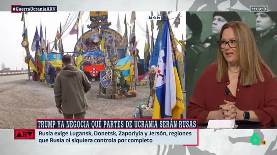 Ruth Ferrero señala lo más "relevante" de las negociaciones entre EEUU y Ucrania: "La aparición de Naciones Unidas, como si de una aparición mariana se tratara" Ruth Ferrero señala lo más "relevante" de las negociaciones entre EEUU y Ucrania: "La aparición de Naciones Unidas, como si de una aparición mariana se tratara"