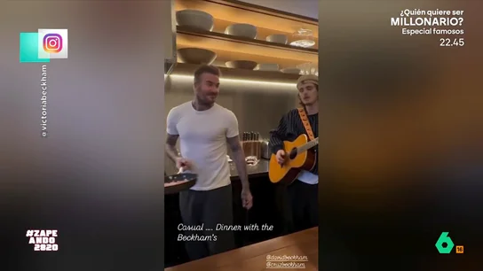 David Beckham a los fogones y Brooklyn a la guitarra: así es una cena 'casual' en casa de los Beckham David Beckham a los fogones y Brooklyn a la guitarra: así es una cena 'casual' en casa de los Beckham
