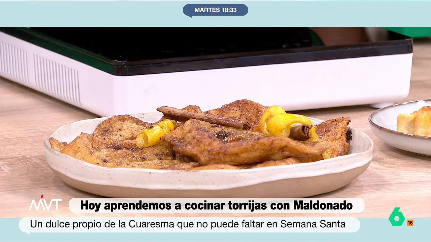 La mejor manera de hacer torrijas con los trucos del chef Carlos Maldonado Clase de cocina Aprende a cocinar esta receta de torrijas del chef Carlos Maldonado junto a Iñaki López y Cristina Pardo, que suman una receta de Semana Santa a sus clases de cocina.