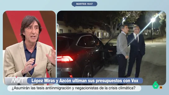 Benjamín Prado: "La única reconstrucción que le interesa a Mazón es la de su prestigio maltrecho" "Esa idea de que Mazón era un cadáver político empieza a voltearse", afirma en este vídeo Benjamín Prado, que considera que el PP "lo está poniendo de pie" y augura que "terminará presentándose a las próximas elecciones y las ganará".