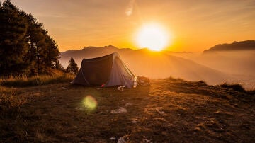De acampada