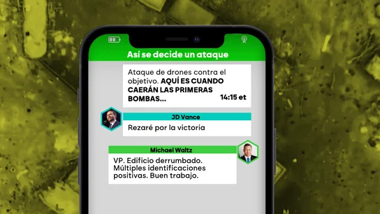 Salen a la luz los mensajes del chat secreto de Trump en el que se gestó el ataque a Yemen: "Vamos con la misión" Salen a la luz los mensajes del chat secreto de Trump en el que se gestó el ataque a Yemen: "Vamos con la misión"