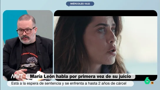 Edu Galán: "Creo que existe un linchamiento mediático indudable a María León. Es un poco raro" La actriz participará en el programa de 'Lo de Évole' que se emitirá el próximo domingo. Para el escritor, considera imposible, basándose en los vídeos que se han publicado, "que ha habido una agresión del nivel que se describe".
