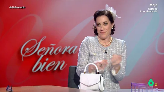 La 'señora bien' se 'apunta' a la 'Plataforma 2025': "Hacemos apología del franquismo y amigos más allá de los 60" La 'señora bien' de El Intermedio propone en este vídeo a Wyoming y Sandra Sabatés asistir a la presentación de la 'Plataforma 2025', una organización que exalta la figura de Franco.