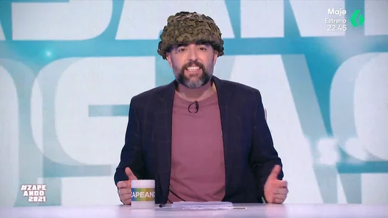 Dani Mateo, sobre el kit de supervivencia de la UE: "¿Qué clase de guerra sosa es esa para tener que llevarse el parchís?" 6 litros de agua potable, documentación, dinero, comida no perecedera o juegos, entre otros, son las cosas que recomienda la Unión Europea para su 'kit de supervivencia' ante emergencias. El análisis de Zapeando, en este vídeo.