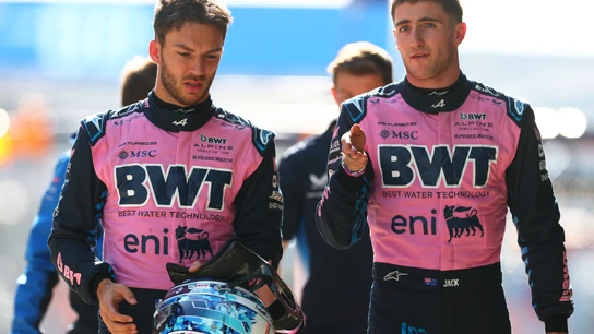 Pierre Gasly y Jack Doohan Pierre Gasly y Jack Doohan