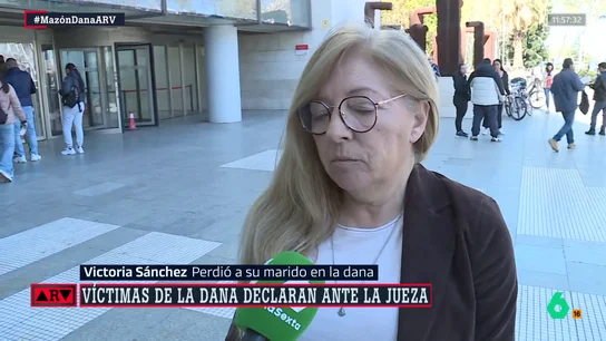 El desgarrador testimonio de Victoria, esposa de un fallecido en la DANA: la llamó "desesperado" y con "miedo" un minuto antes de que sonara la alerta El desgarrador testimonio de Victoria, esposa de un fallecido en la DANA: la llamó "desesperado" y con "miedo" un minuto antes de que sonara la alerta
