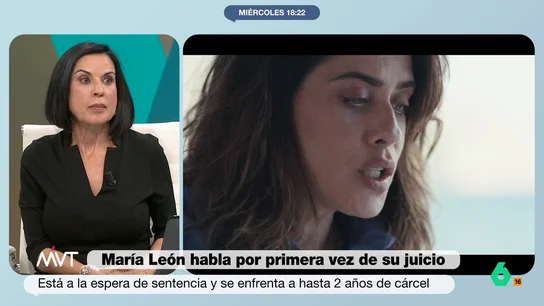 Bea de Vicente, sobre el juicio a María León: "No va ir a prisión, pero con toda seguridad será condenada" Bea de Vicente, sobre el juicio a María León: "No va ir a prisión, pero con toda seguridad será condenada"