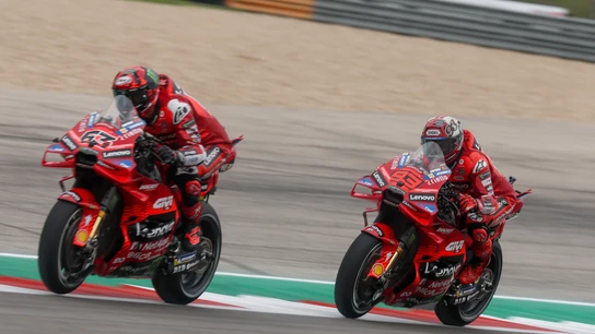 'Pecco' Bagnaia y Marc Márquez 'Pecco' Bagnaia y Marc Márquez