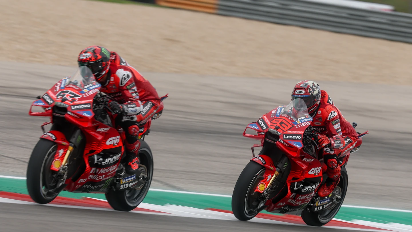 'Pecco' Bagnaia y Marc Márquez 'Pecco' Bagnaia y Marc Márquez