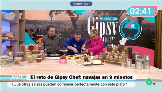 Cristina Pardo advierte a Gipsy Chef cuando le pide que eche pimienta al plato: "Luego a Iñaki se le salen los ojos..." La presentadora de Más Vale Tarde es una apasionada del picante por ello no ha dudado avisar al cocinero sobre el riesgo que supone que ella se encargue de añadir esa especia al plato.