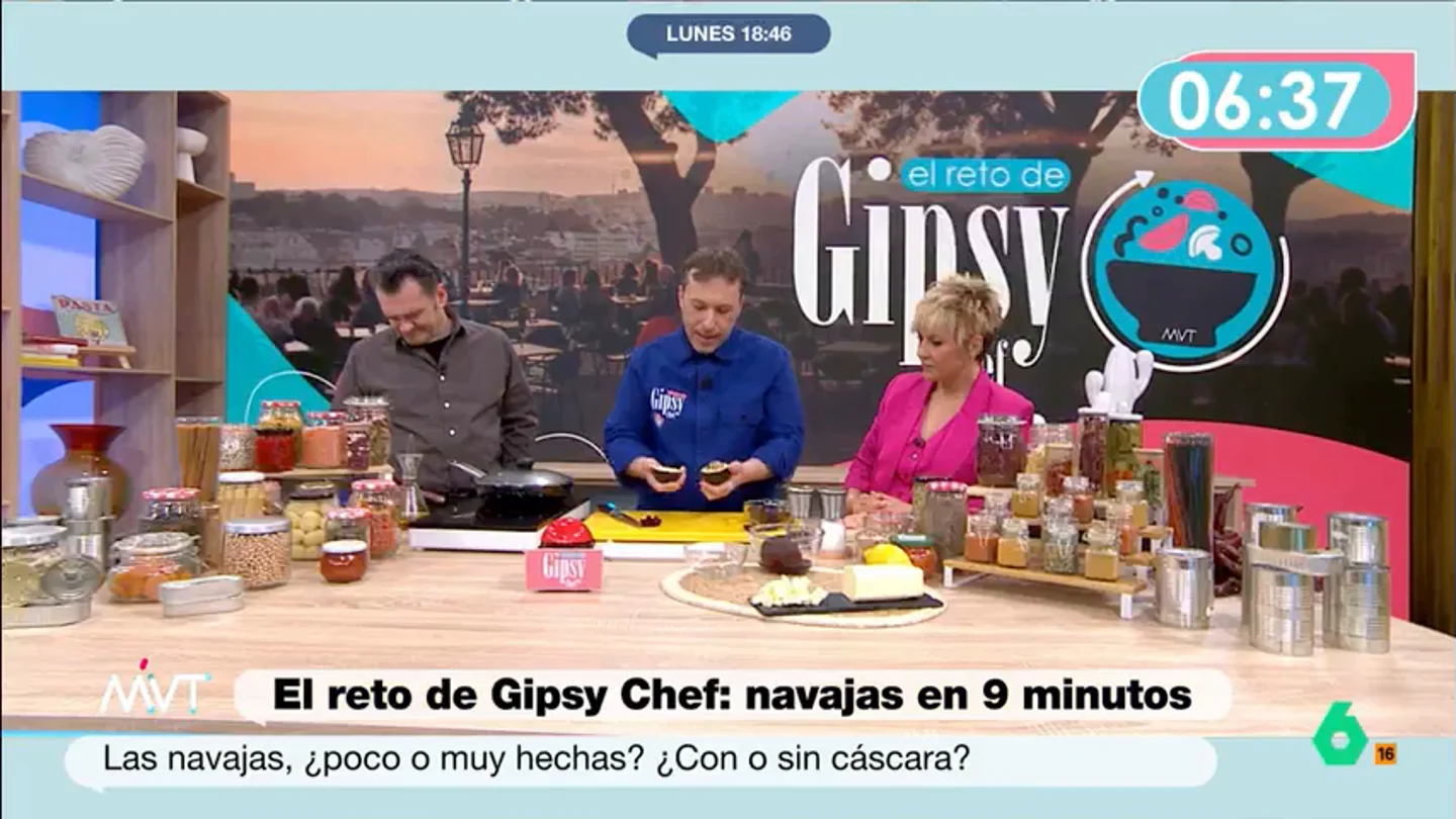 Gipsy Chef explica en Más Vale Tarde cómo saber si las almejas están en mal estado El cocinero visita el programa para elaborar una deliciosa receta de navajas con remolacha y aguacate en tan solo nueve minutos. Una propuesta diferente y muy sencilla, al alcance de cualquiera.