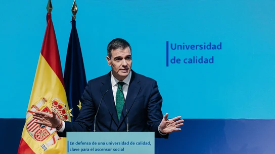 El presidente del Gobierno, Pedro Sánchez, este lunes.  El presidente del Gobierno, Pedro Sánchez, este lunes.