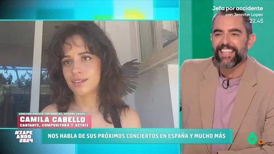 Camila Cabello desvela que tiene una conexión muy especial con España: "Mi abuela vive en Málaga" La artista actuará en nuestro país este verano. Sus fans podrán disfrutarla en directo en Marbella, Barcelona o Madrid. Camila conecta con Zapeando para hablar sobre esta visita y, además, demostrar su conocimiento sobre la gastronomía española.