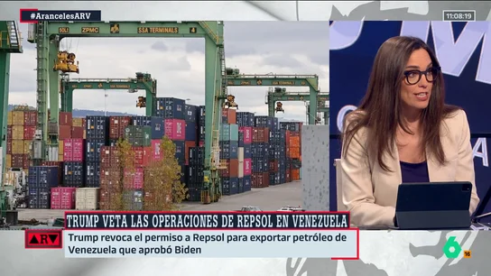 García Aller sobre el veto de Trump a Repsol: "Pone en aprietos al Gobierno y la oposición española, ya que defender los intereses empresariales entra en colisión con la idea de presionar a Maduro" García Aller sobre el veto de Trump a Repsol: "Pone en aprietos al Gobierno y la oposición española, ya que defender los intereses empresariales entra en colisión con la idea de presionar a Maduro"