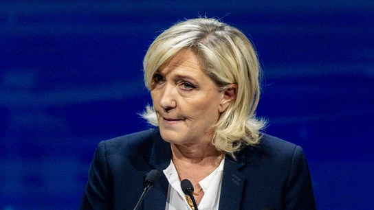 La líder de Agrupación Nacional, Marine Le Pen La líder de Agrupación Nacional, Marine Le Pen