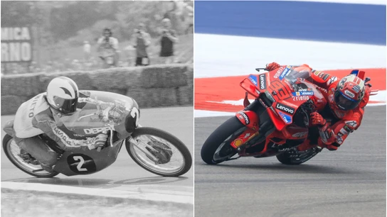 Ángel Nieto y Marc Márquez Ángel Nieto y Marc Márquez