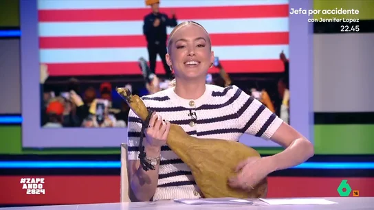 Isabel Forner se moja sobre la polémica viral entre Francia y España: "Donde esté una pata de jamón..." El pique entre España y Francia a cuenta de los productos típicos llega a Zapeando, y según Isabel Forner y Dani Mateo ganamos por goleada, pues además del jamón, "es que también tenemos el queso".