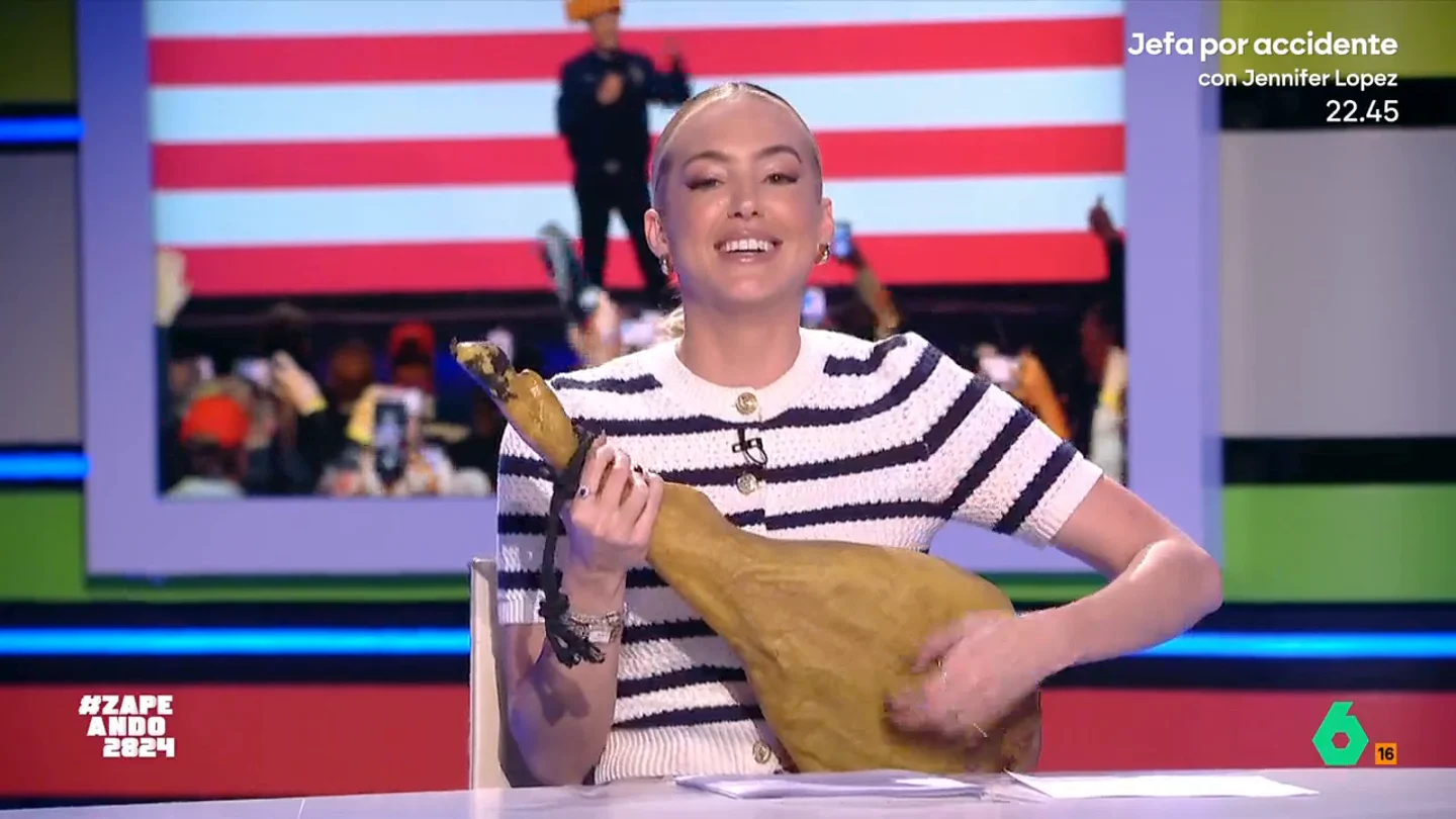 Isabel Forner se moja sobre la polémica viral entre Francia y España: "Donde esté una pata de jamón..." El pique entre España y Francia a cuenta de los productos típicos llega a Zapeando, y según Isabel Forner y Dani Mateo ganamos por goleada, pues además del jamón, "es que también tenemos el queso".