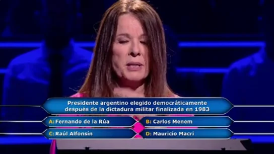 "Prefiero plantarme a sufrir un colapso nervioso": una concursante de ¿Quién quiere ser millonario?, tras llevarse 15.000 euros "Prefiero plantarme a sufrir un colapso nervioso": una concursante de ¿Quién quiere ser millonario?, tras llevarse 15.000 euros