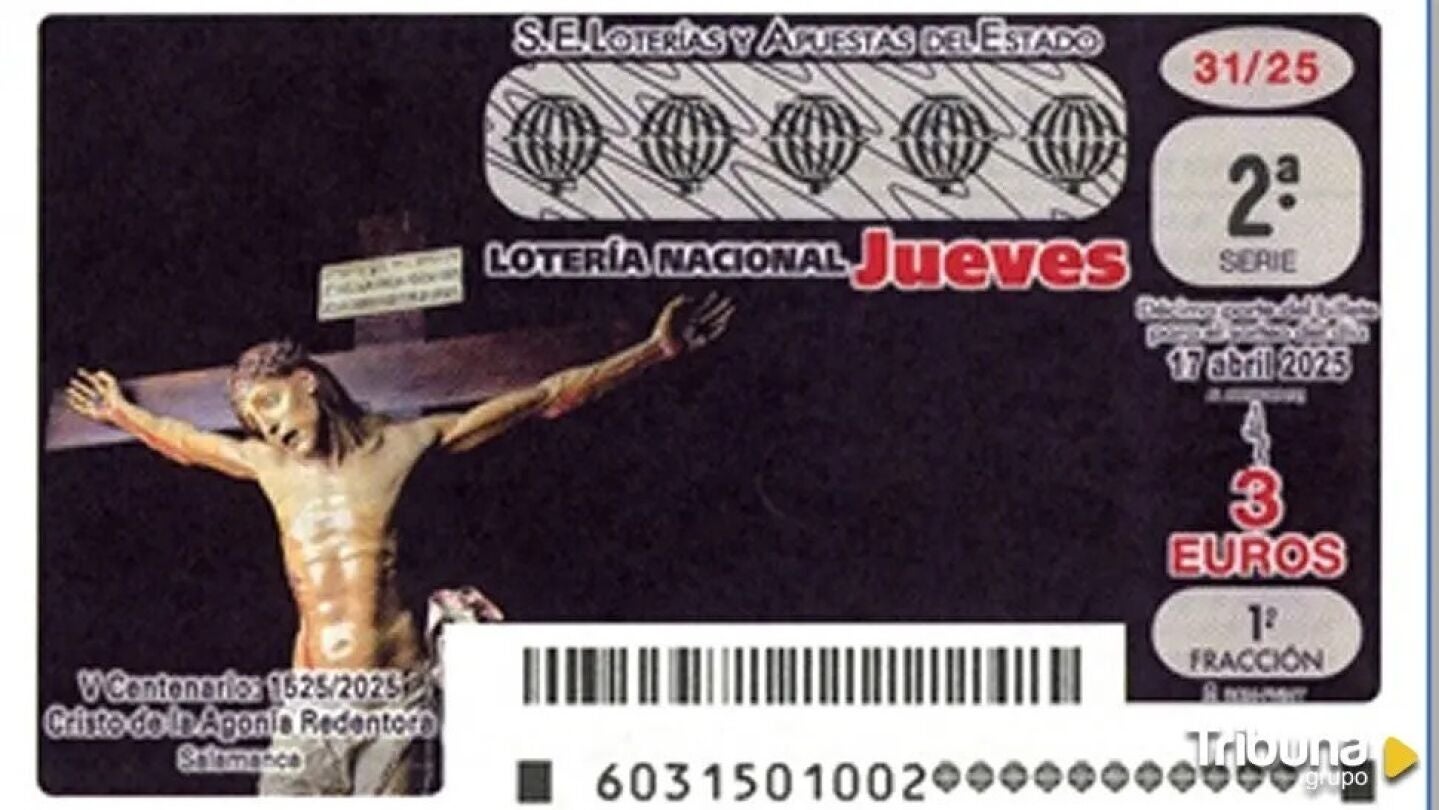 Décimo de la Lotería Nacional del Jueves Santo de 2025.
