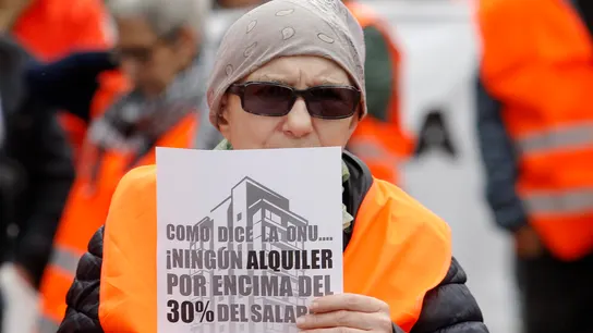 Manifestación de este sábado en Gijón a por una vivienda digna. Manifestación de este sábado en Gijón a por una vivienda digna.